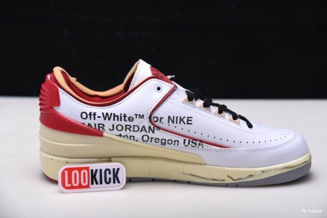Reps TBK Jordan Retro White Red Off-White SP Low DJ4375-106 2 0812